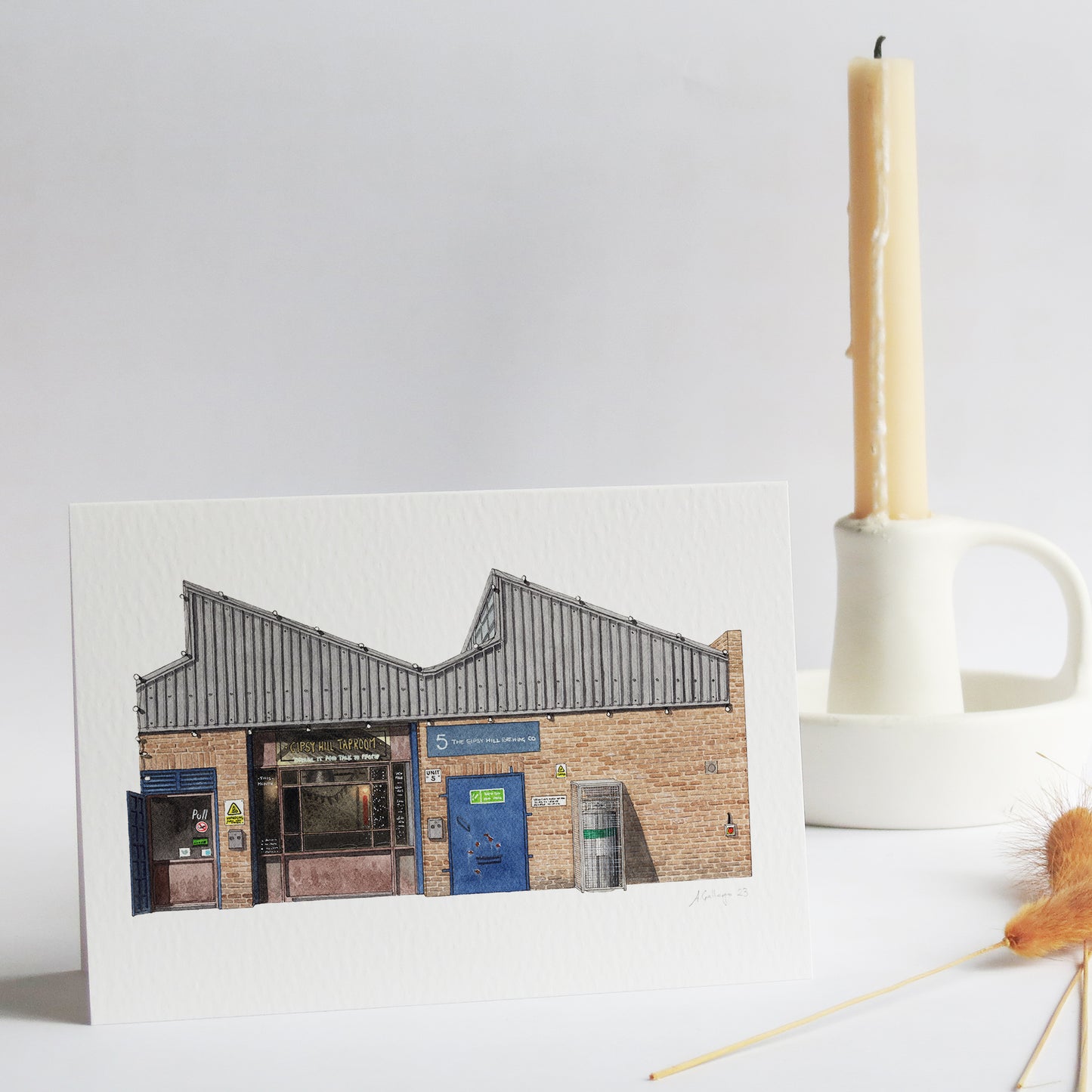 Gipsy Hill Brewery Taproom - Greeting card with envelope
