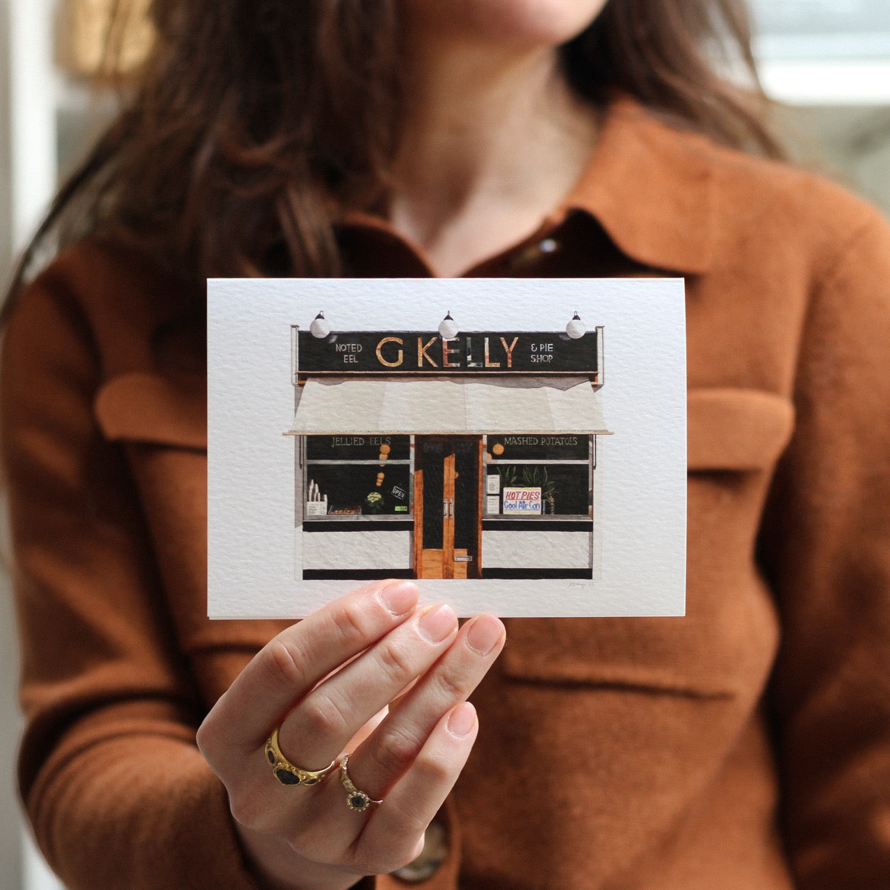 Bow - G Kelly - Greeting card with envelope