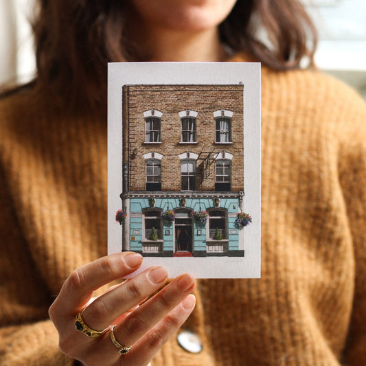 Kentish Town - The Pineapple pub - Greeting card with envelope