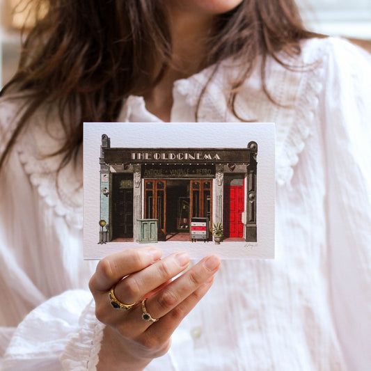 Chiswick - The Old Cinema - Greeting card with envelope