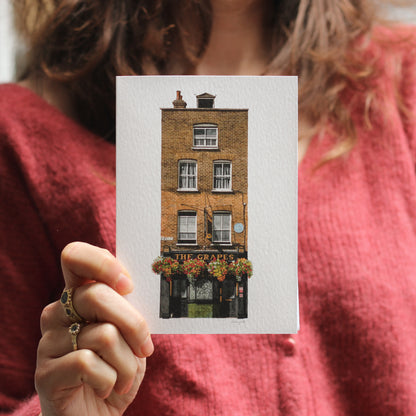 Limehouse - The Grapes - Greeting card with envelope (Copy)