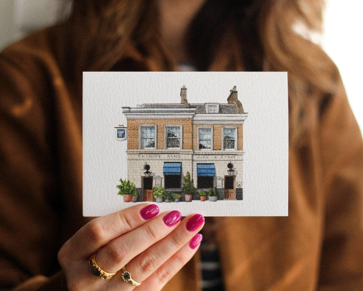 Brixton - Trinity Arms - Greeting card with envelope