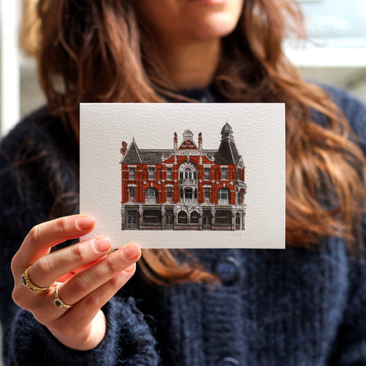 Herne Hill - The Half Moon pub - Greeting card with envelope