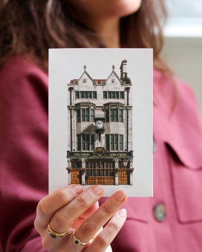 Central - Cittie of Yorke WC1V - Greeting card with envelope