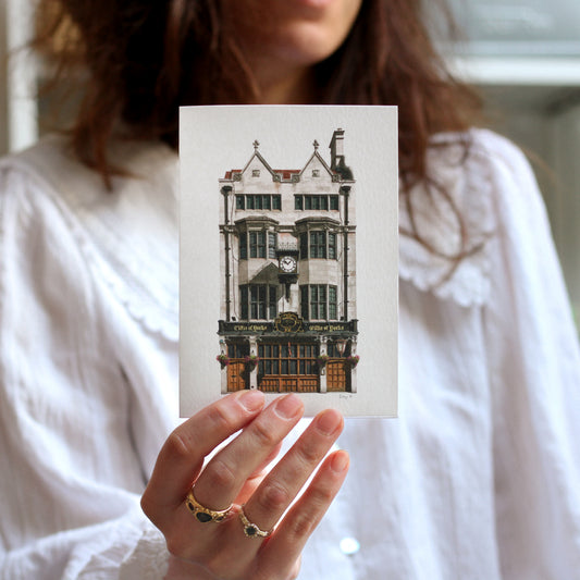 Central - Cittie of Yorke WC1V - Greeting card with envelope