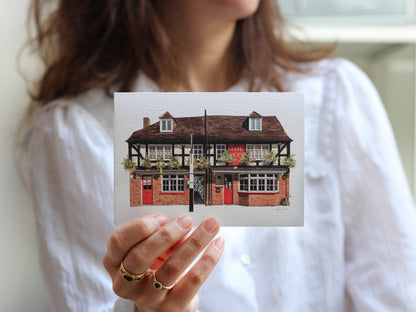 Carshalton - The Hope - Greeting card with envelope
