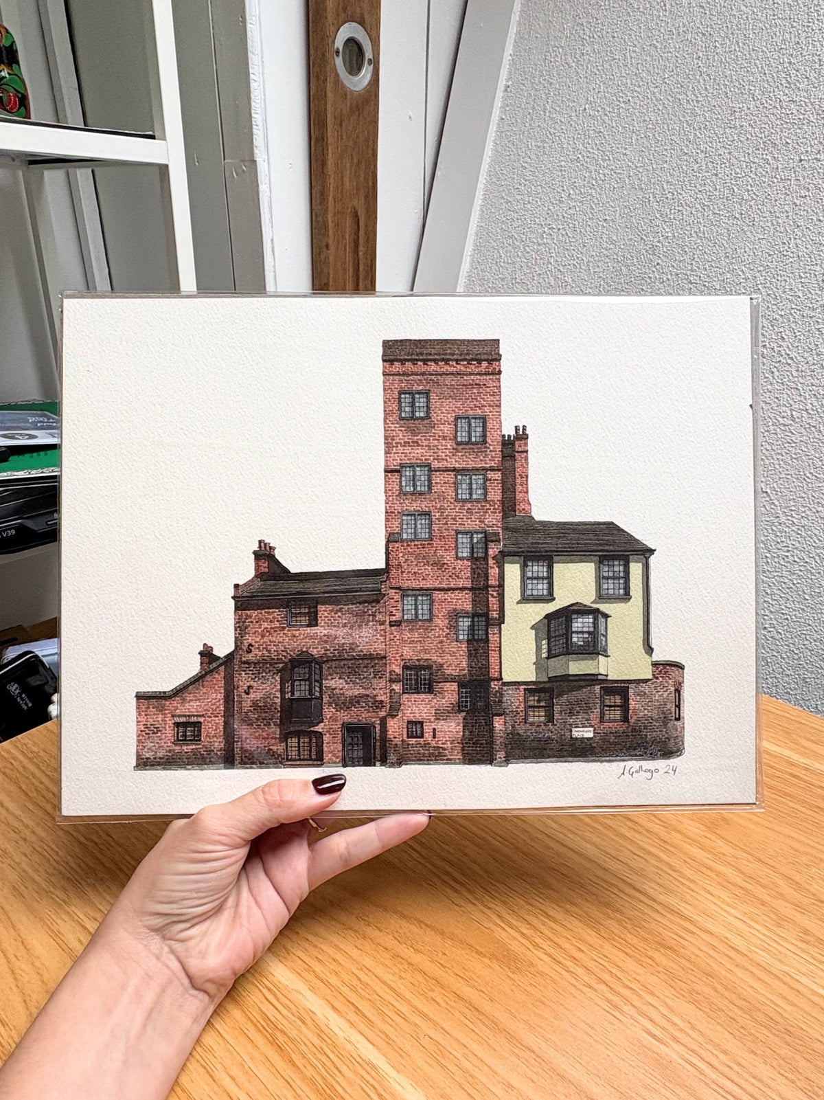 Canonbury Tower - Original watercolour painting (unframed)