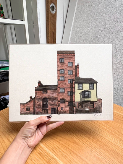 Canonbury Tower - Original watercolour painting (unframed)