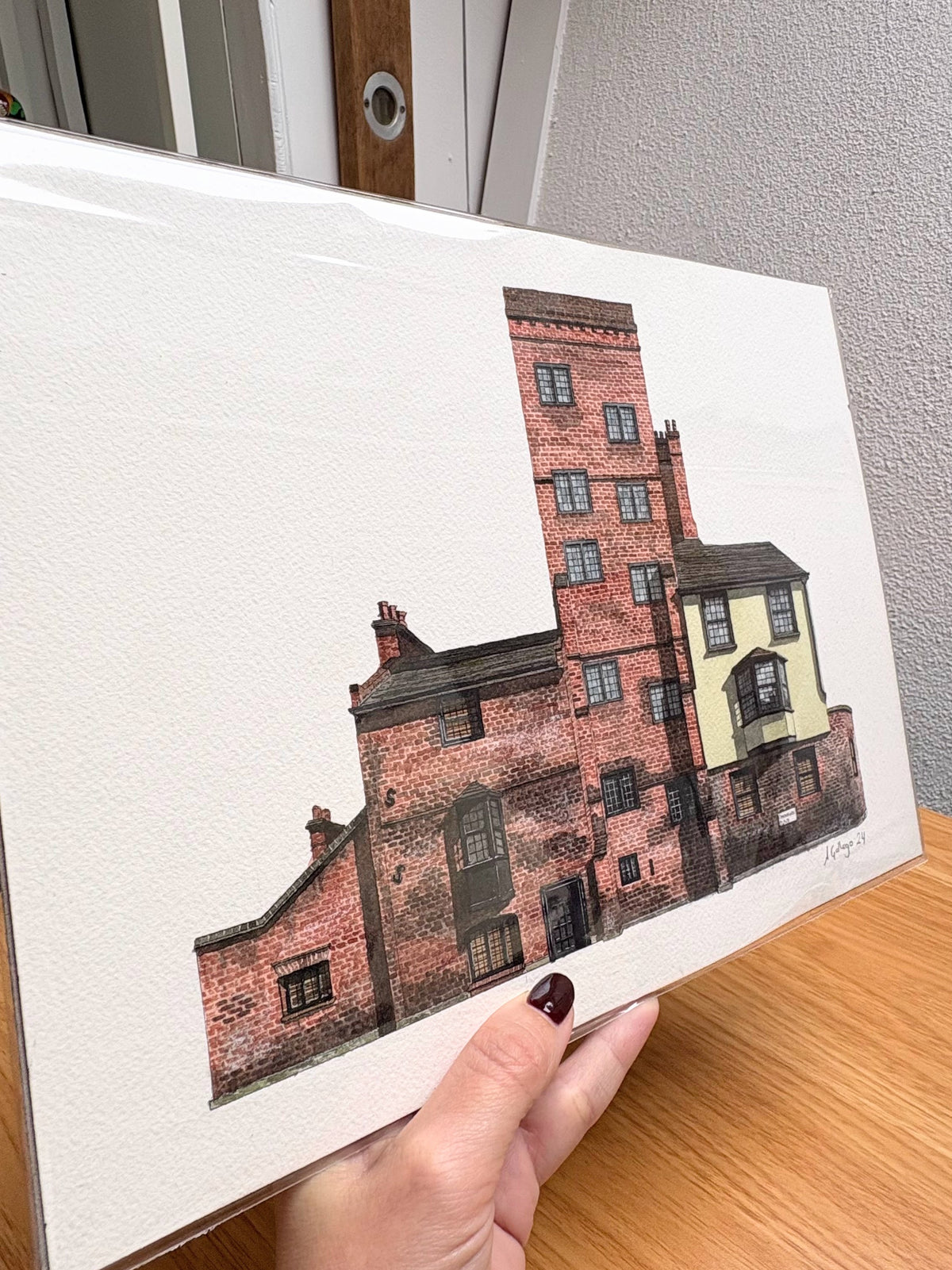 Canonbury Tower - Original watercolour painting (unframed)