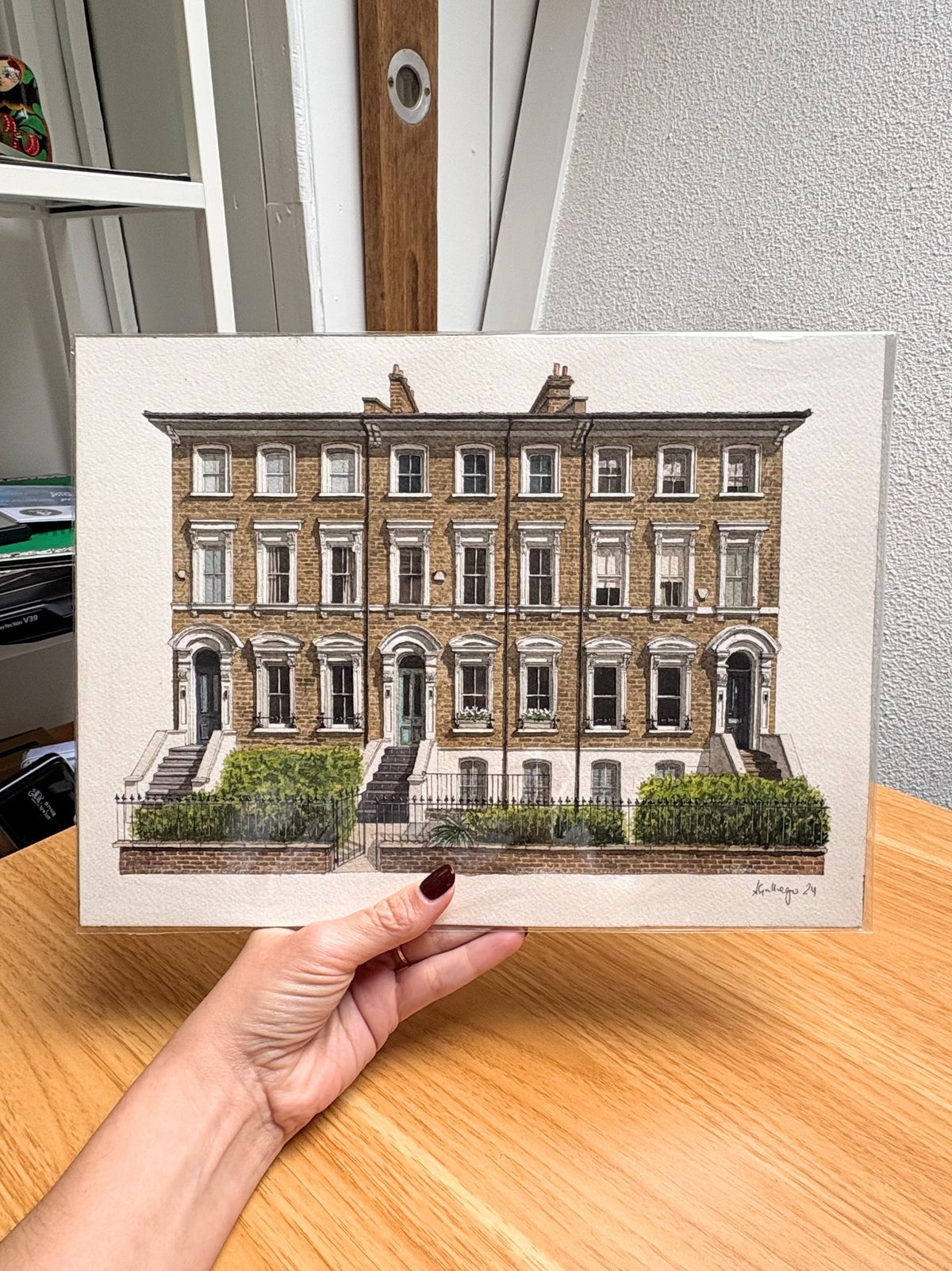 Canonbury - Willow Bridge Road - Original watercolour painting (unframed)