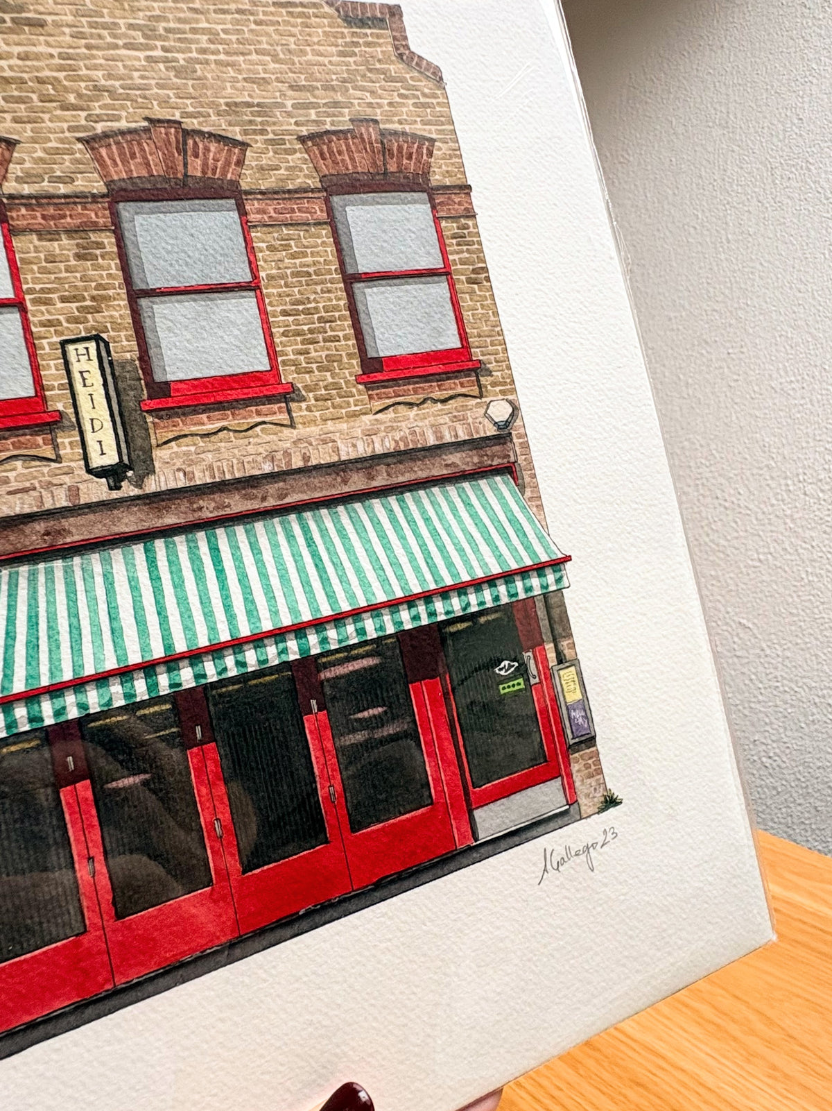 Balham - Heidi - Original watercolour painting (unframed)