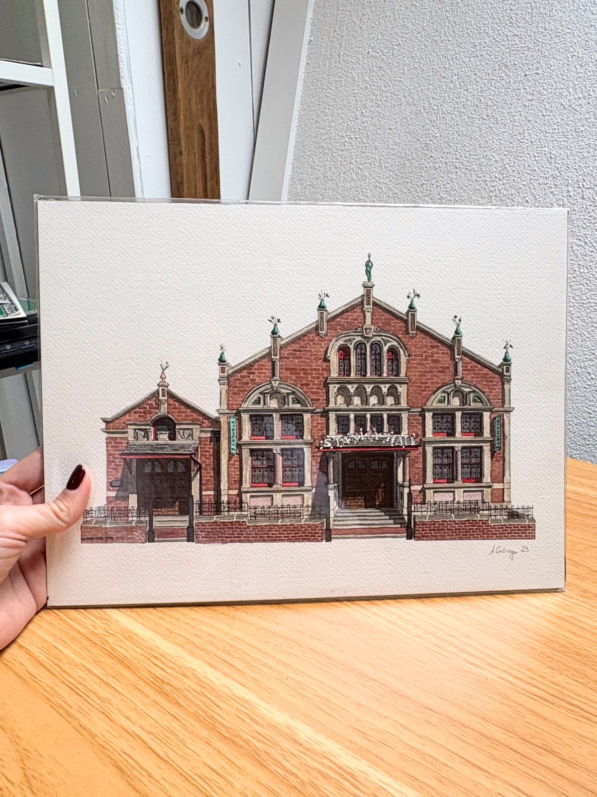 South Norwood - Stanley Hall - Original watercolour painting (unframed)