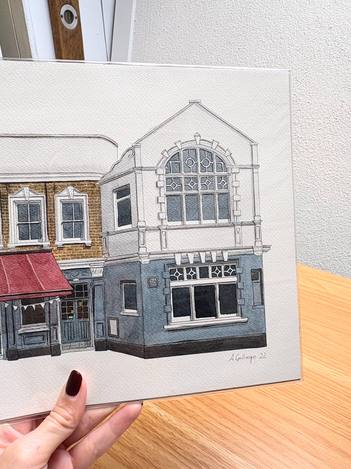 Camberwell - The Crooked Well - Original watercolour painting (unframed)