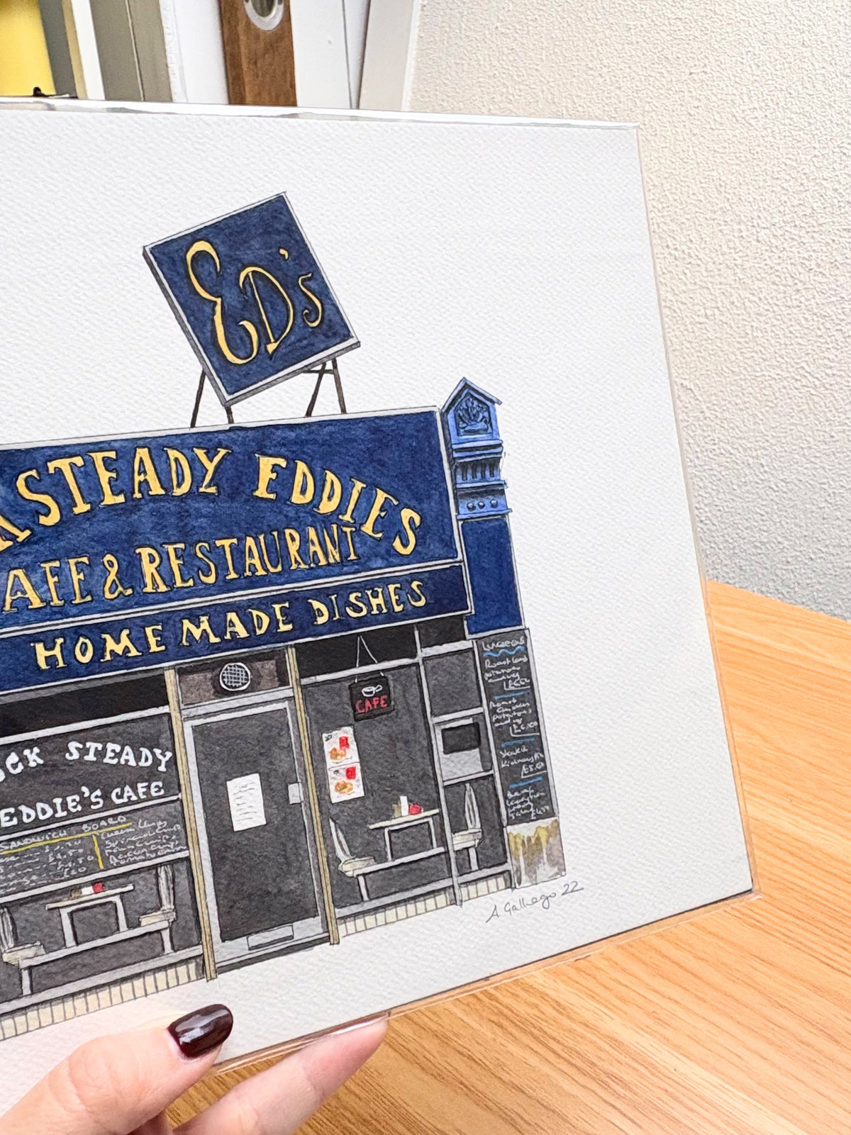 Camberwell - Rock Steady Eddies - Original watercolour painting (unframed)