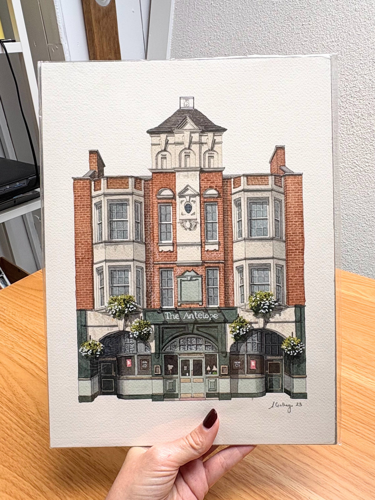 Tooting - The Antelope - Original watercolour painting (unframed)