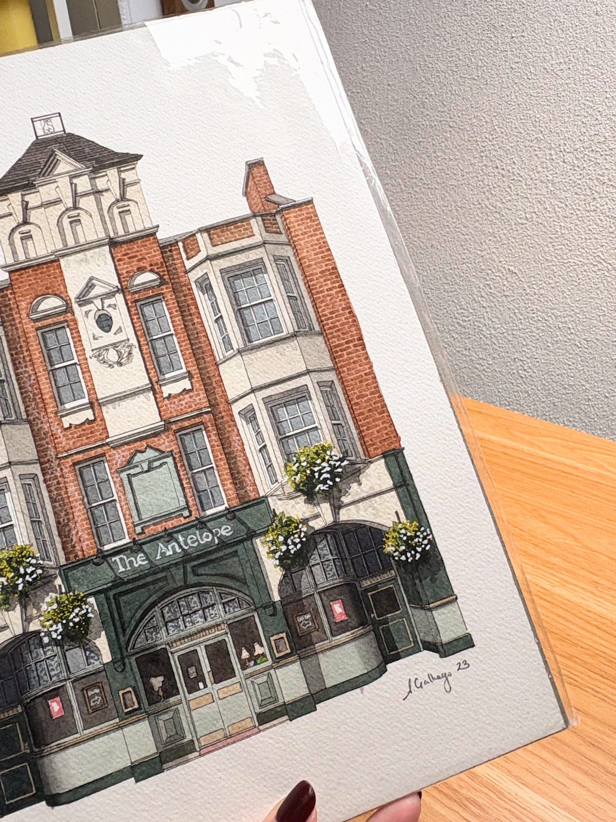 Tooting - The Antelope - Original watercolour painting (unframed)