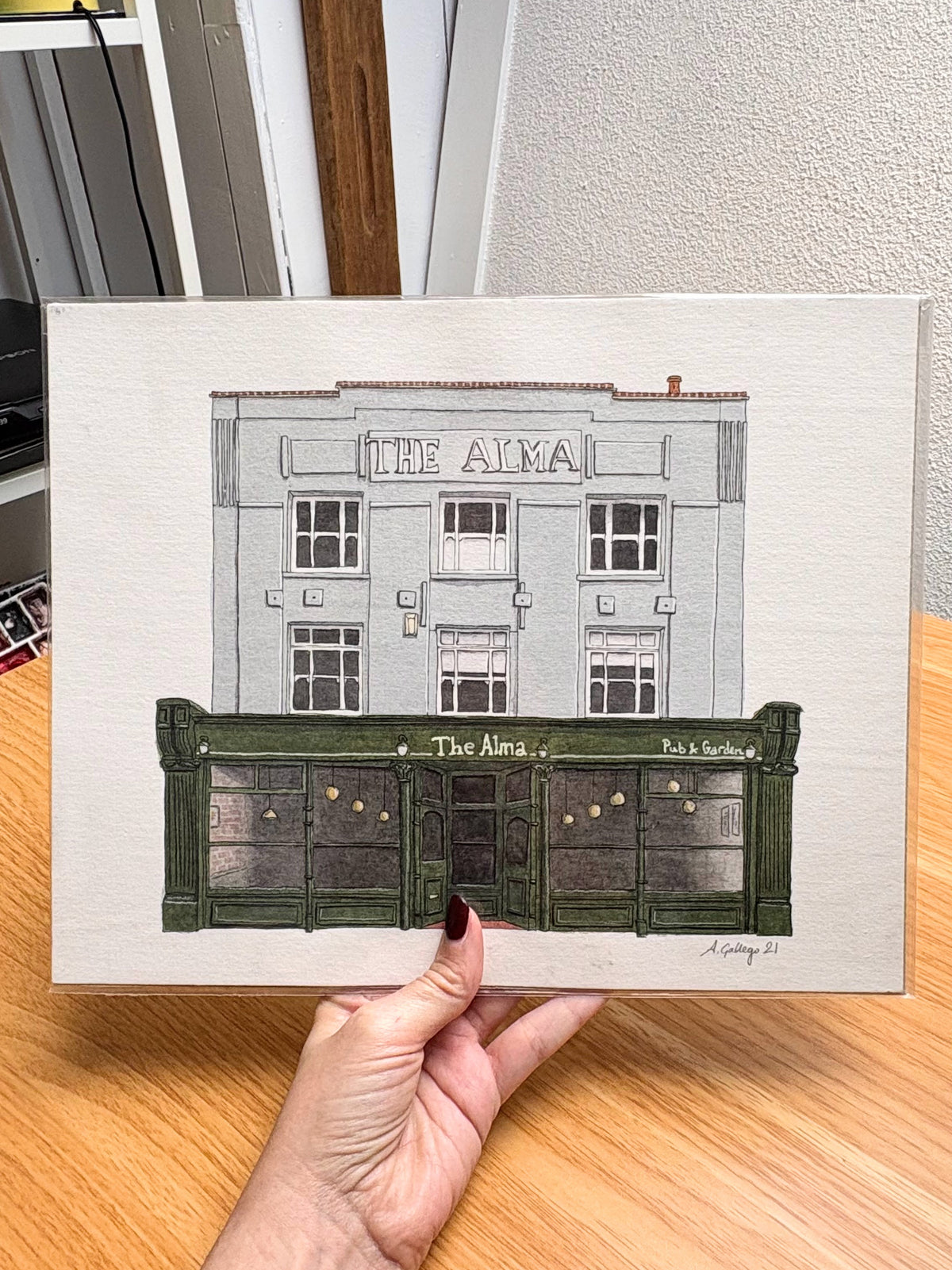 Crystal Palace - The Alma - Original watercolour painting (unframed)