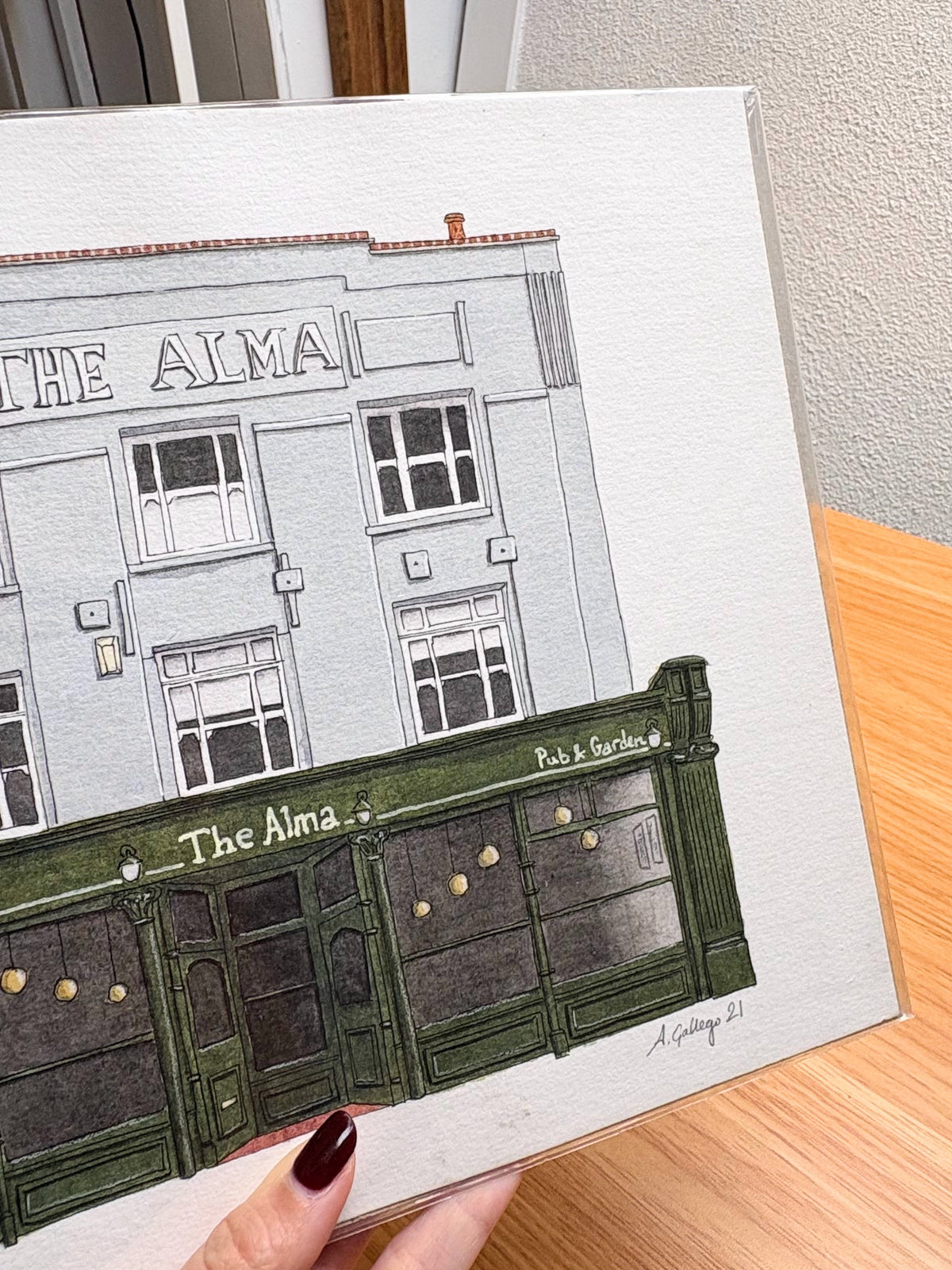 Crystal Palace - The Alma - Original watercolour painting (unframed)