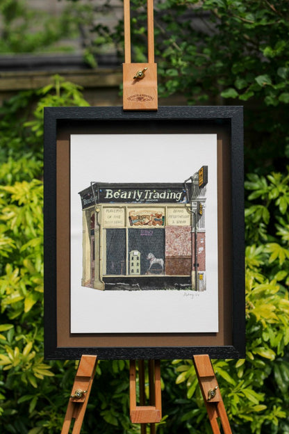 Penge - Bearly Trading - Original watercolour painting (framed)