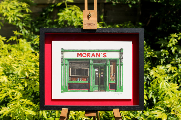 Westport - Moran's - Original watercolour painting (framed)