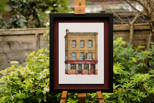 Peckham - The Gowlett Arms - Original watercolour painting (framed)