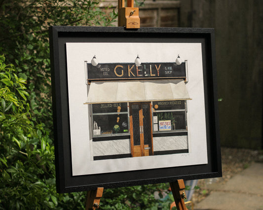 Bow - G Kelly - Original watercolour painting (framed)