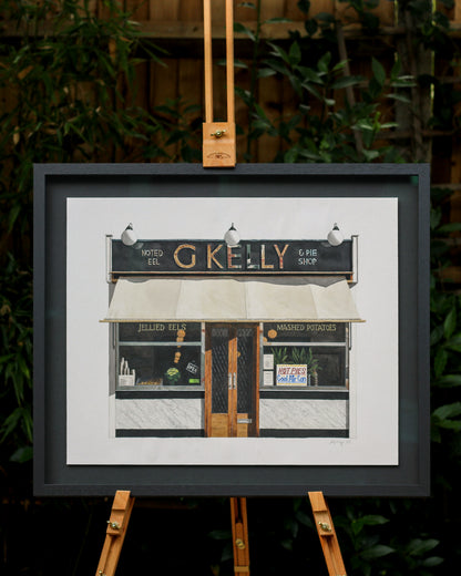 Bow - G Kelly - Original watercolour painting (framed)