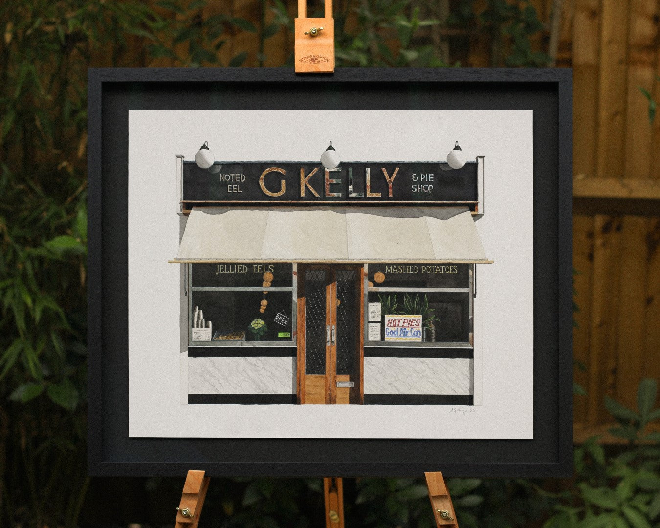 Bow - G Kelly - Original watercolour painting (framed)