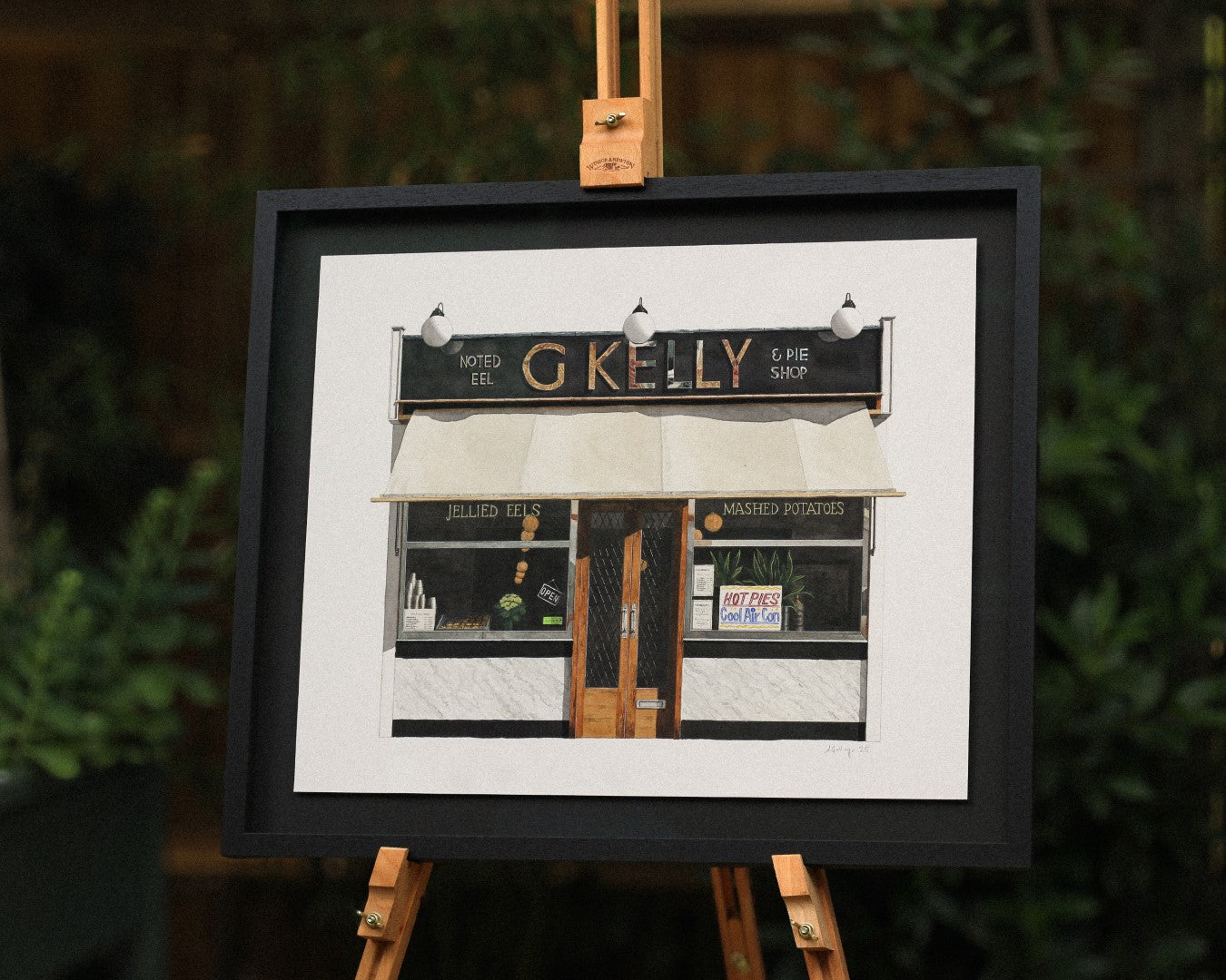 Bow - G Kelly - Original watercolour painting (framed)