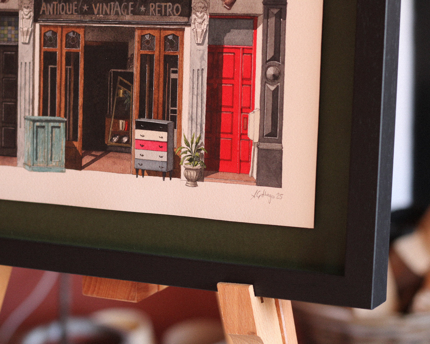 Chiswick - The Old Cinema - Original watercolour painting (framed)