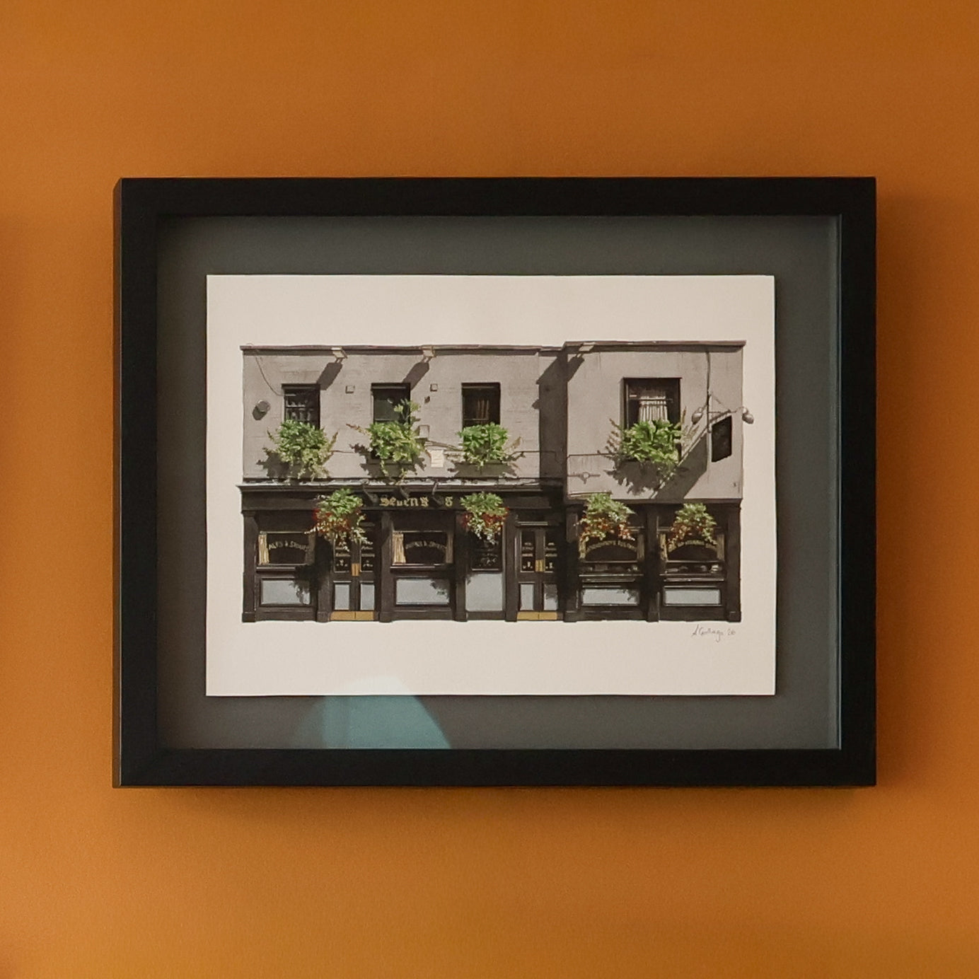 Holborn - Seven Stars - Original watercolour painting (framed)