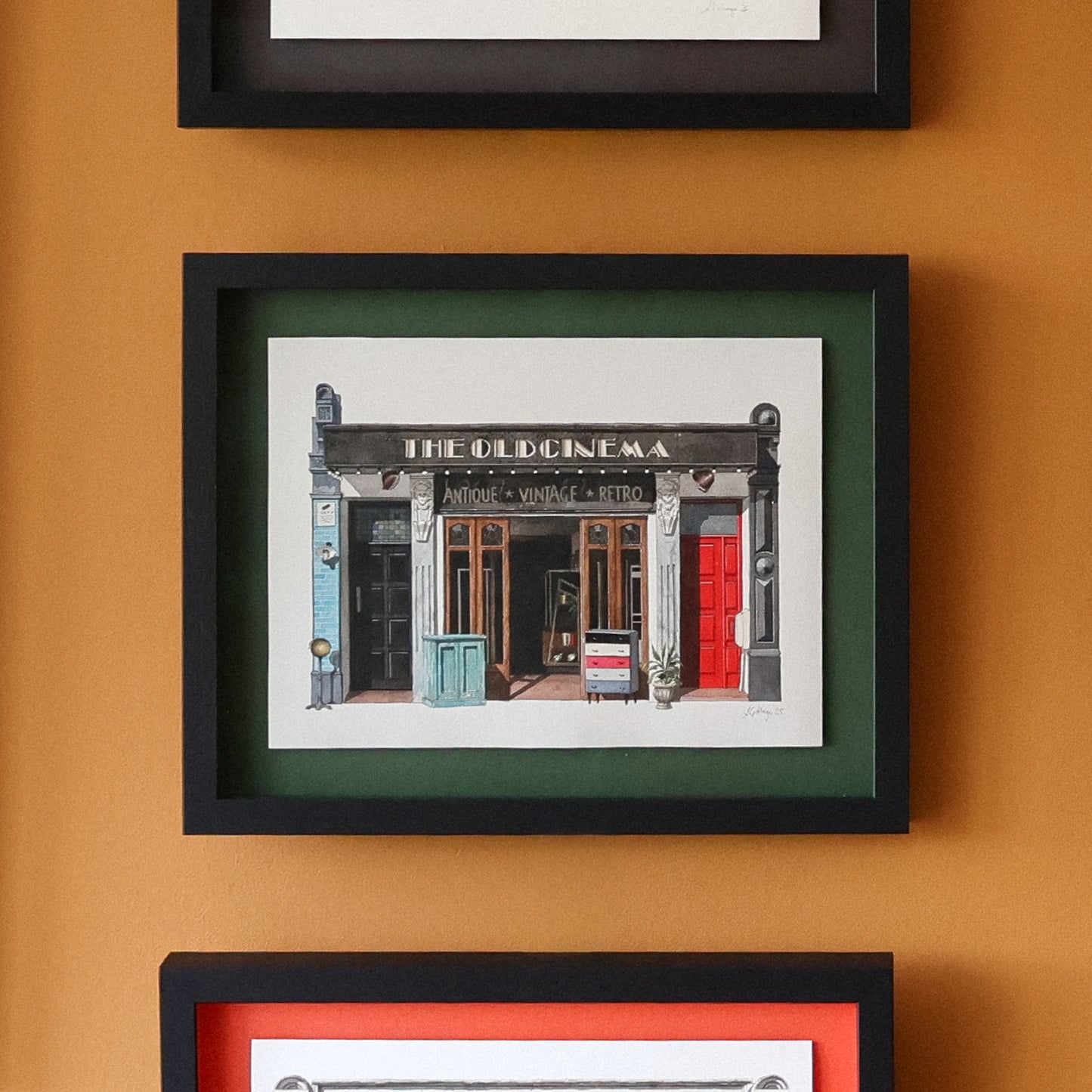 Chiswick - The Old Cinema - Original watercolour painting (framed)
