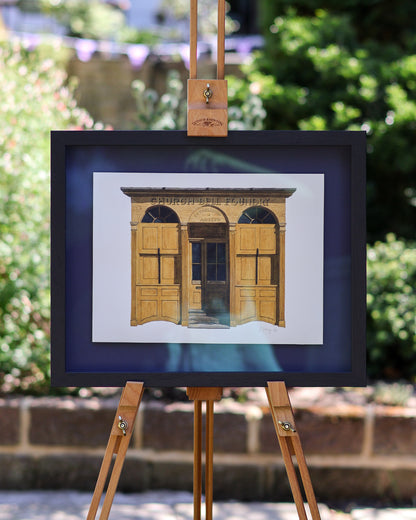 Whitechapel Bell Foundry - Original watercolour painting (framed)