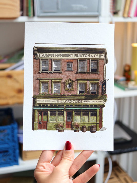 Southwark - The Lord Clyde pub - Giclée Print (unframed)