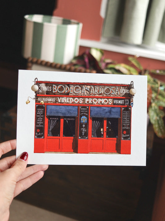 Bodega de la Ardosa Madrid - Giclée Print (unframed)