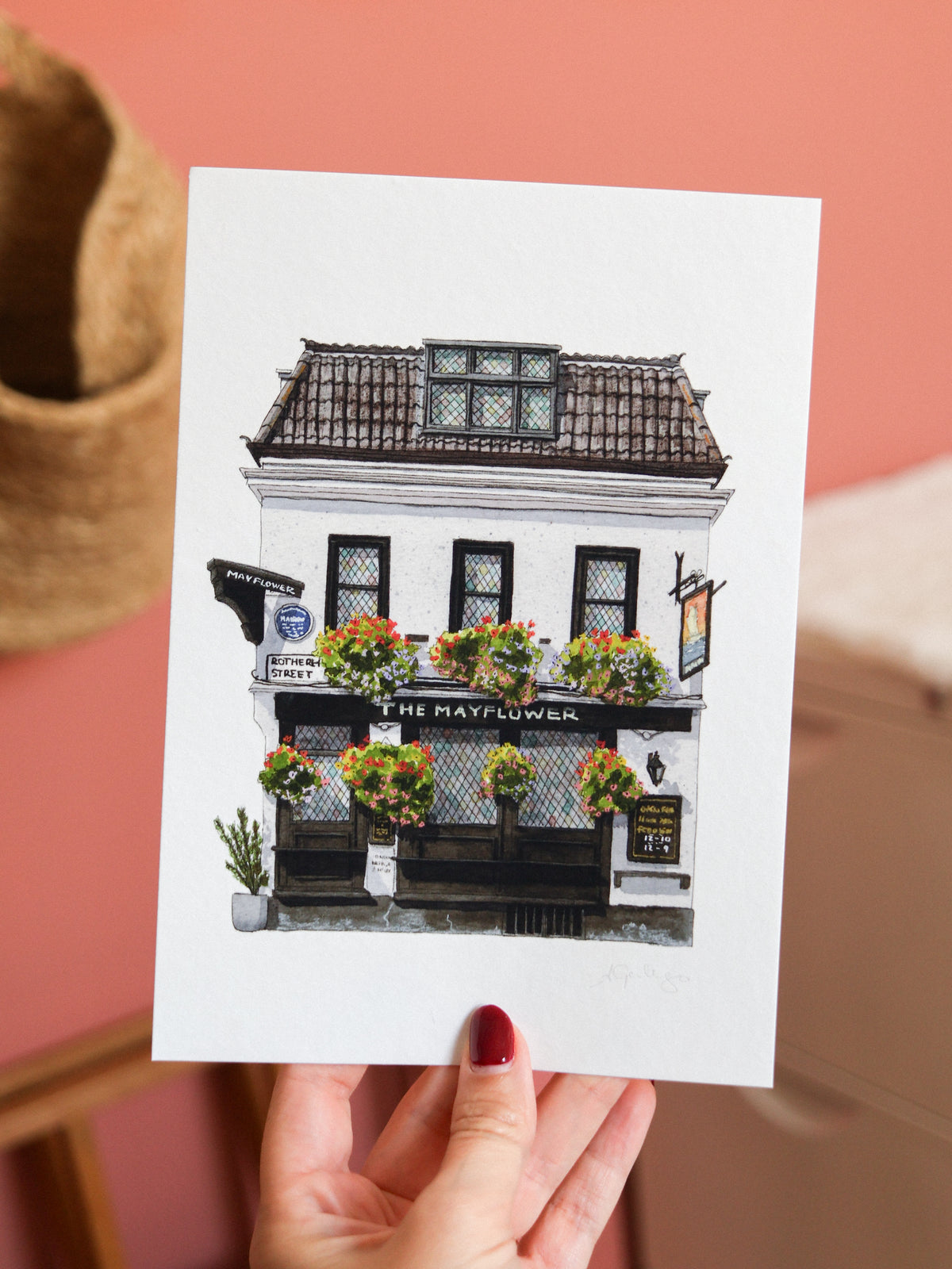 Rotherhithe - The Mayflower Pub - Giclée Print (unframed)