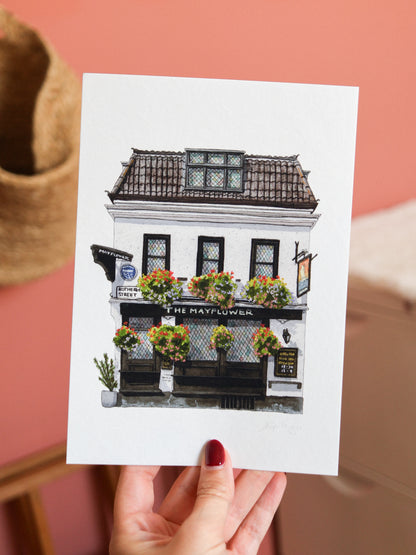 Rotherhithe - The Mayflower Pub - Giclée Print (unframed)