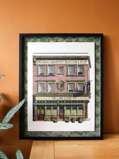 Southwark - Lord Clyde - Original watercolour painting (framed)
