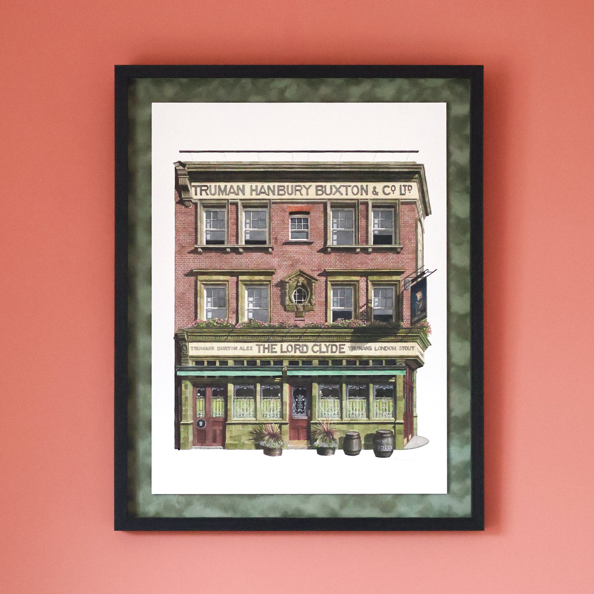 Southwark - Lord Clyde - Original watercolour painting (framed)