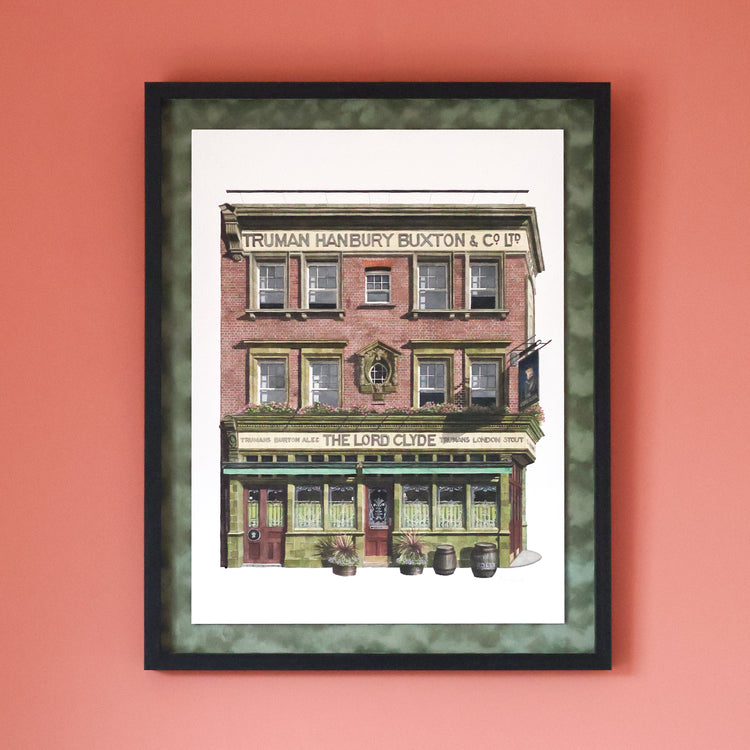 Southwark - Lord Clyde - Original watercolour painting (framed)