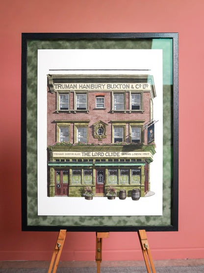 Southwark - Lord Clyde - Original watercolour painting (framed)