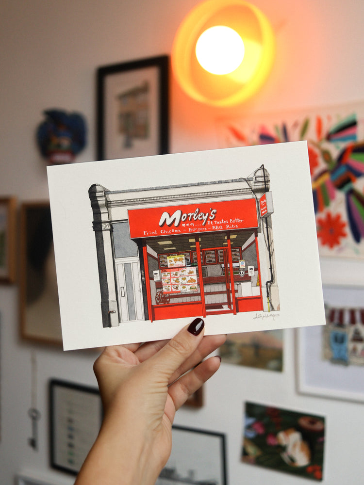 West Norwood - Morley's Chicken Shop - Giclée Print (unframed)