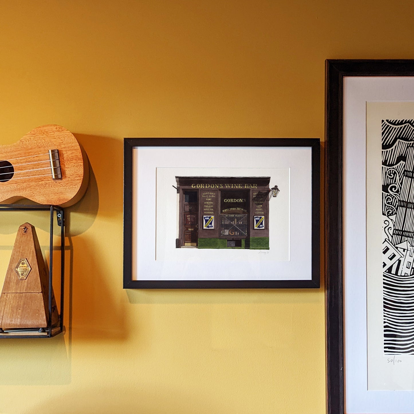 Gordon's Wine Bar London Art - Giclée Print (unframed)