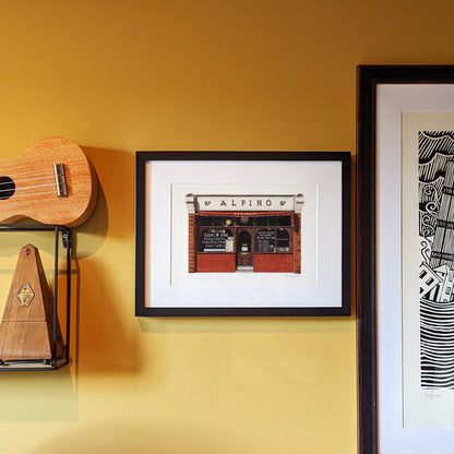 Angel - Alpino Cafe - Giclée Print (unframed)