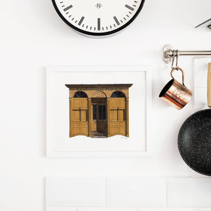 Whitechapel Church Bell Foundry - Giclée Print (unframed) - East London