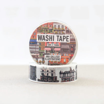 London pubs - Washi tape - 15mm x 10m