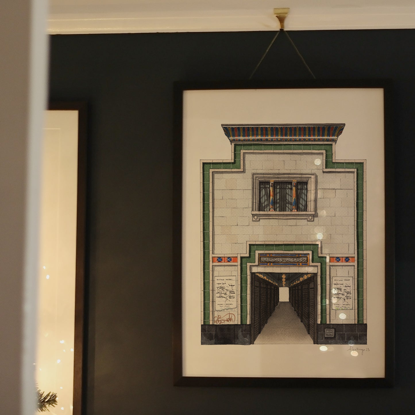 Brixton - Reliance Arcade - Egyptian Façade- Giclée Print (unframed)