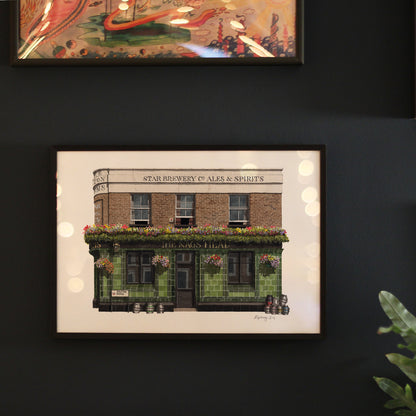 Greenwich - The Pelton Arms pub - Giclée Print (unframed)