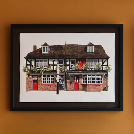 Carshalton - The Hope - Original watercolour painting (framed) (Copy)