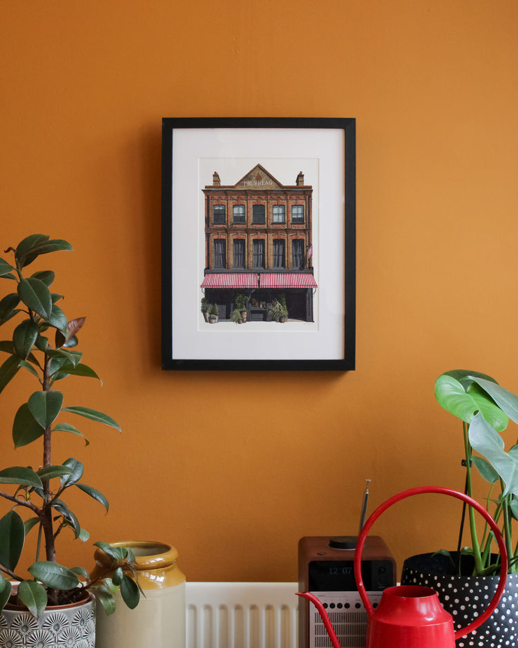 Clapham - The Pig's Head SW4 - Giclée Print (unframed)